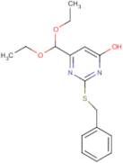 2-(Benzylsulphanyl)-6-(diethoxymethyl)-4-hydroxypyrimidine