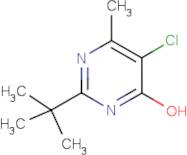 2-tert-Butyl-5-chloro-6-methyl-pyrimidin-4-ol