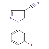 1-(3-Bromophenyl)-1H-pyrazole-4-carbonitrile