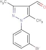 1-(3-Bromophenyl)-3,5-dimethyl-1H-pyrazole-4-carboxaldehyde