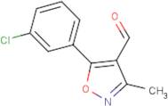 5-(3-Chlorophenyl)-3-methylisoxazole-4-carboxaldehyde
