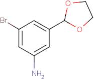 3-Bromo-5-(1,3-dioxolan-2-yl)phenylamine