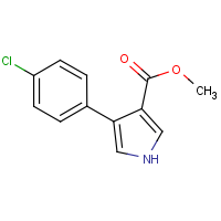 4-(4-Chlorophenyl)-1H-pyrrole-3-carboxylic acid methyl ester