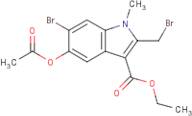 Ethyl 5-Acetoxy-6-bromo-2-(bromomethyl)-1-methylindole-3-carboxylate