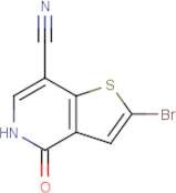 2-Bromo-4-oxo-4,5-dihydrothieno[3,2-c]pyridine-7-carbonitrile