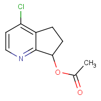 4-Chloro-6,7-dihydro-5H-cyclopenta[b]pyridin-7-yl acetate