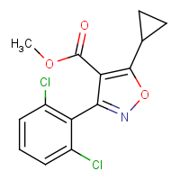 Methyl 5-cyclopropyl-3-(2,6-dichlorophenyl)isoxazole-4-carboxylate