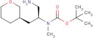 tert-Butyl ((S)-1-amino-3-((R)-tetrahydro-2H-pyran-3-yl)propan-2-yl)(methyl)carbamate