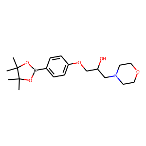 4-(2-Hydroxy-3-morpholin-4-ylpropoxy)benzeneboronic acid, pinacol ester