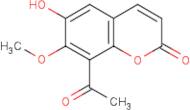 8-Acetyl-6-hydroxy-7-methoxycoumarin