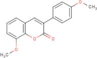 8-Methoxy-3-(4'-methoxyphenyl)coumarin