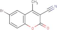 6-Bromo-3-cyano-4-methylcoumarin