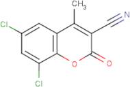 3-Cyano-6,8-dichloro-4-methylcoumarin