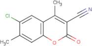 6-Chloro-3-cyano-4,7-dimethylcoumarin