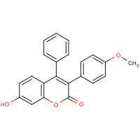 7-Hydroxy-3-(4?-methoxyphenyl)-4-phenylcoumarin