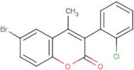 6-Bromo-3-(2?-chlorophenyl)-4-methylcoumarin