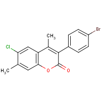 3-(4?-Bromophenyl)-6-chloro-4,7-dimethylcoumarin