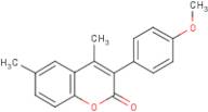 4,6-Dimethyl-3-(4?-methoxyphenyl)coumarin