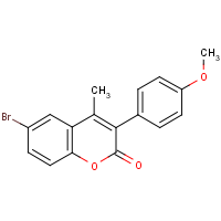 6-Bromo-3-(4?-methoxyphenyl)-4-methylcoumarin