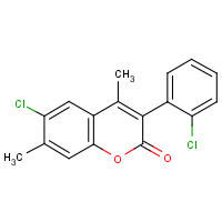 6-Chloro-3-(2?-chlorophenyl)-4,7-dimethylcoumarin