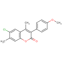 6-Chloro-4,7-dimethyl-3-(4?-methoxyphenyl)coumarin