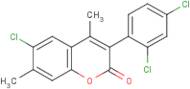 6-Chloro-3-(2?,4?-dichlorophenyl)-4,7-dimethylcoumarin