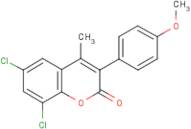 6,8-Dichloro-3-(4?-methoxyphenyl)-4-methylcoumarin