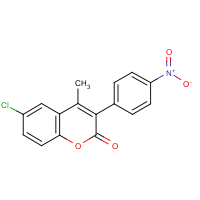 6-Chloro-4-methyl-3-(4?-nitrophenyl)coumarin