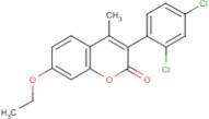 3-(2?,4?-Dichlorophenyl)-7-ethoxy-4-methylcoumarin