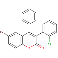 6-Bromo-3-(2?-chlorophenyl)-4-phenylcoumarin