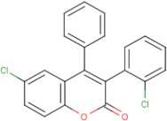 6-Chloro-3-(2?-chlorophenyl)-4-phenylcoumarin