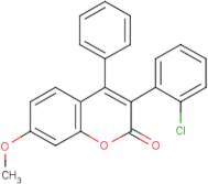 3-(2?-Chlorophenyl)-7-methoxy-4-phenylcoumarin