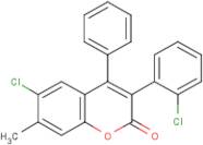 6-Chloro-3-(2?-chlorophenyl)-7-methyl-4-phenylcoumarin