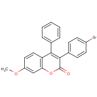 3-(4'-Bromophenyl)-7-methoxy-4-phenylcoumarin