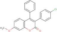 3-(4'-Chlorophenyl)-7-methoxy-4-phenylcoumarin