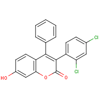 3-(2?,4?-Dichlorophenyl)-7-hydroxy-4-phenylcoumarin