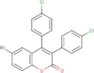 6-Bromo-3,4-di(4?-chlorophenyl)coumarin