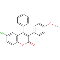 6-Chloro-3-(4?-methoxyphenyl)-4-phenylcoumarin