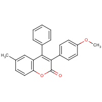 6-Methyl-3-(4?-methoxyphenyl)-4-phenylcoumarin