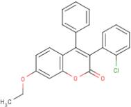 3-(2'-Chlorophenyl)-7-ethoxy-4-phenylcoumarin