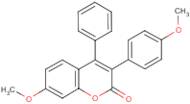 7-Methoxy-3-(4’-methoxyphenyl)-4-phenylcoumarin