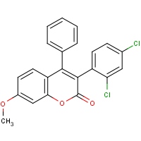 3-(2?,4?-Dichlorophenyl)-7-methoxy-4-phenylcoumarin