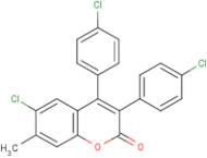 6-Chloro-3,4-di(4?-chlorophenyl)-7-methylcoumarin