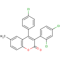 4(4?-Chlorophenyl)-3-(2?,4?-dichlorophenyl)-6-methylcoumarin