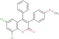 6,8-Dichloro-3-(4?-methoxyphenyl)-4-phenylcoumarin