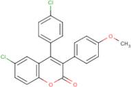 6-Chloro-4-(4?-chlorophenyl)-3-(4?-methoxyphenyl)coumarin