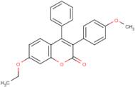 7-Ethoxy-3-(4?-methoxyphenyl)-4-phenylcoumarin