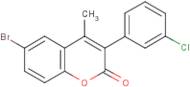 6-Bromo-3-(3?-chlorophenyl)-4-methylcoumarin