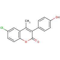 6-Chloro-3-(4?-hydroxyphenyl)-4-methylcoumarin