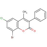 8-Bromo-6-chloro-4-methyl-3-phenylcoumarin